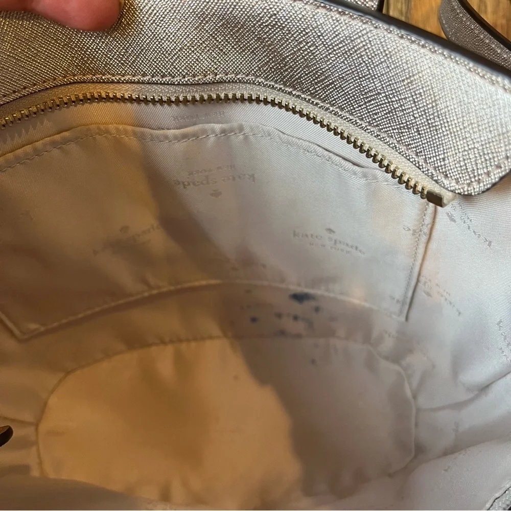 Kate Spade Glitter Gold Satchel Bag - Picture 7 of 16